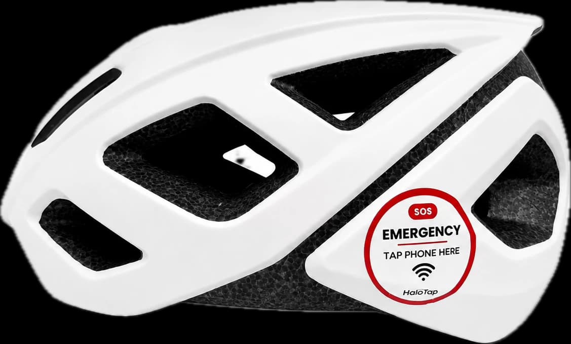 Pegatina HaloTap en tu casco